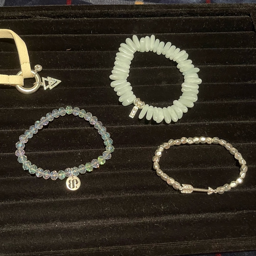 Ring Bomb Stacks Braclet set